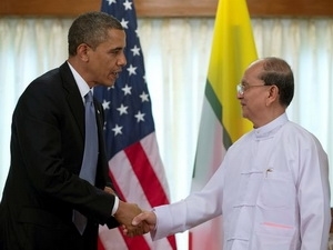 Barack Obama reçoit le président birman à la Maison Blanche